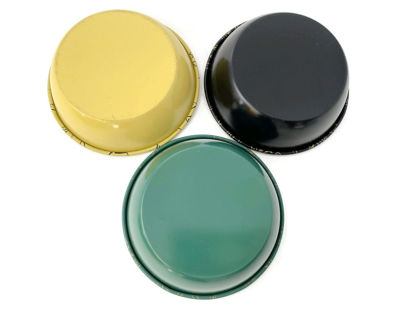Midcentury Metal Snack Bowls - Duckwells