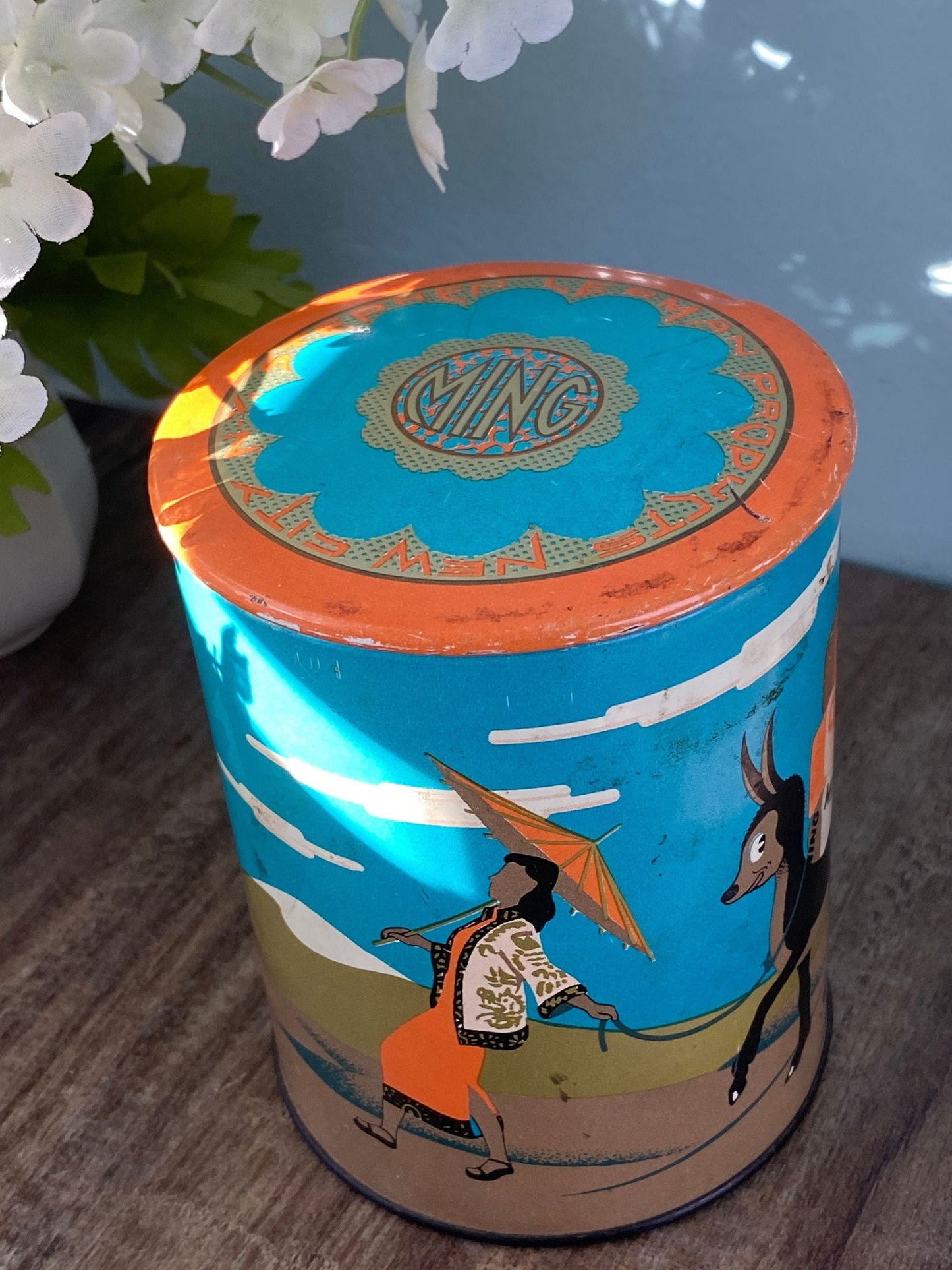 Midcentury Ming Tea Can - Duckwells