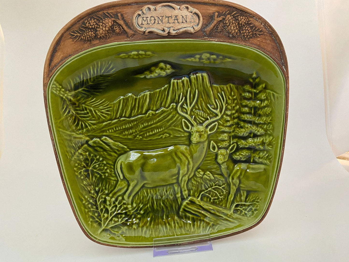 Midcentury Montana Souvenir Dish by Treasure Craft - Duckwells