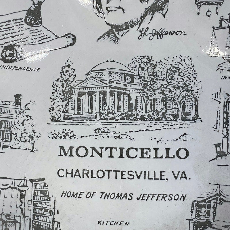 Midcentury Monticello Glass Dish - Houze Art - Duckwells
