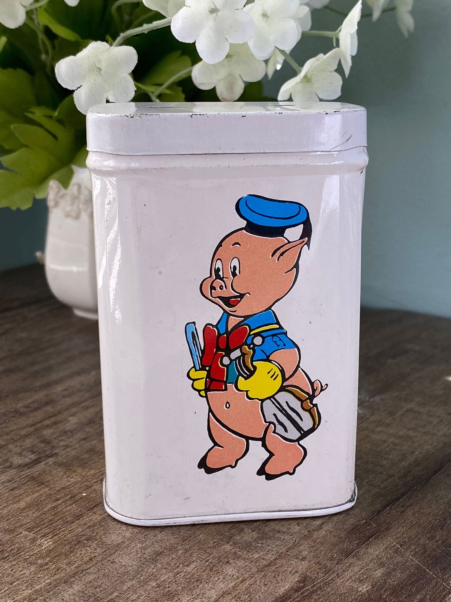 Midcentury Porky Pig and Pluto Coin Bank - Duckwells