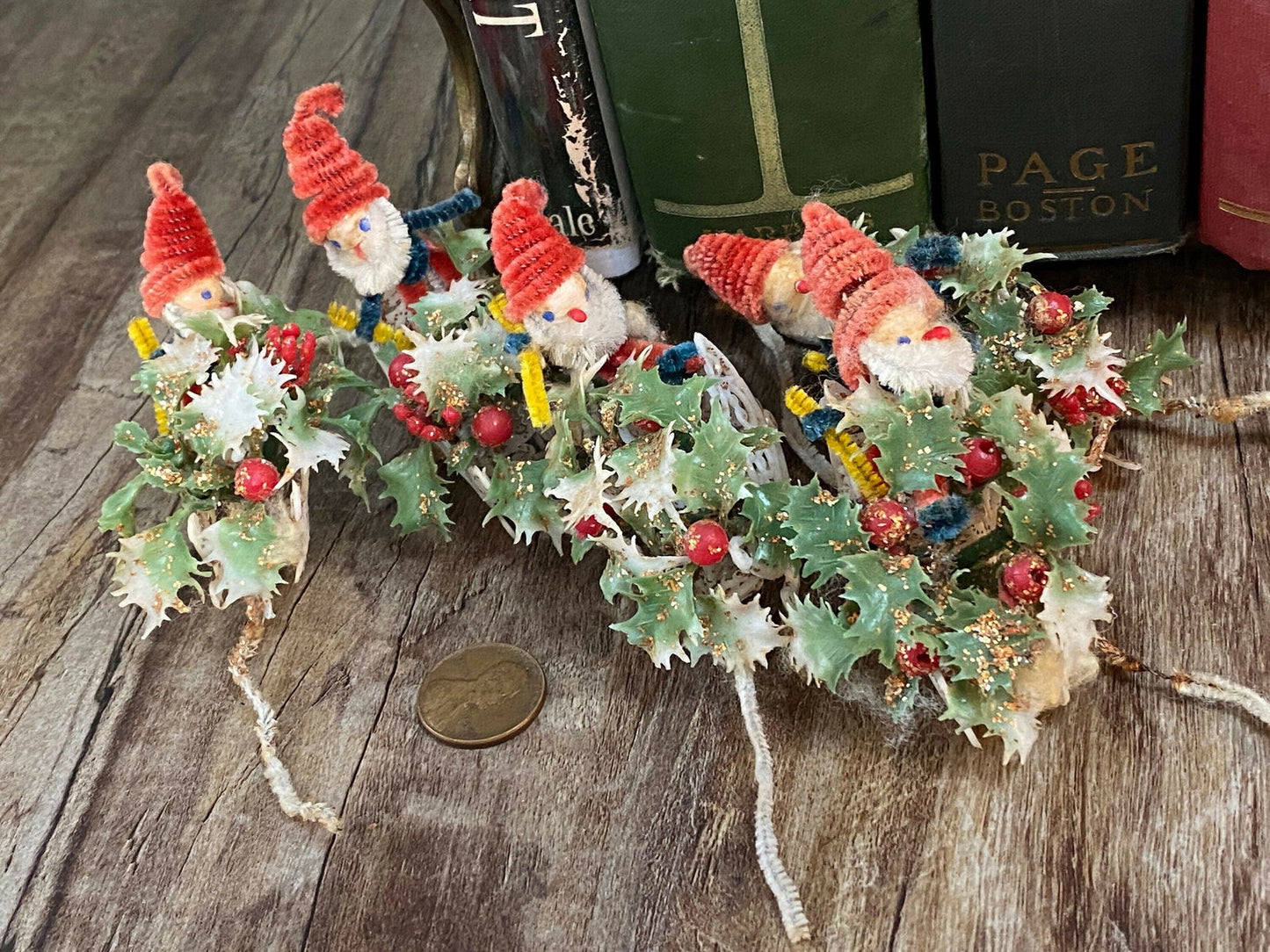 Midcentury Santa Christmas Decoration for Tree or Package Decor at Duckwells