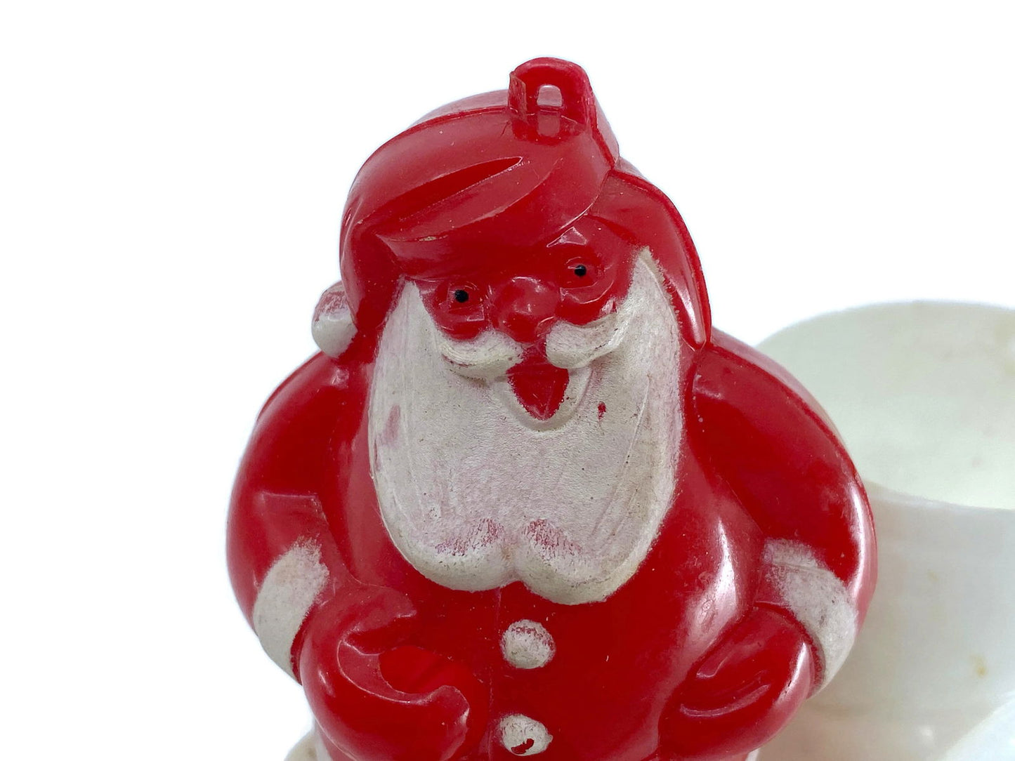 Midcentury Santa Claus Plastic Candy Container - Duckwells