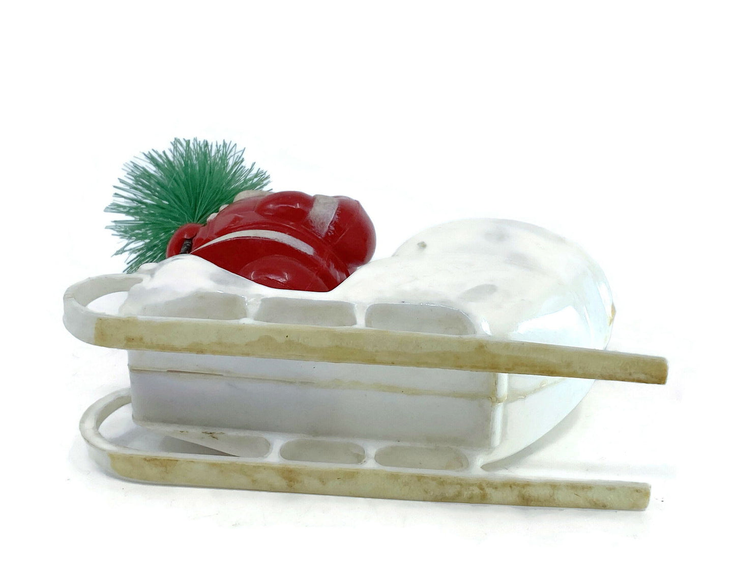 Midcentury Santa Claus Plastic Candy Container - Duckwells