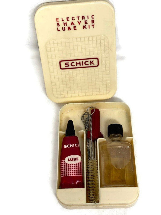 Midcentury Schick Electric Shaver Lube Kit at Duckwells