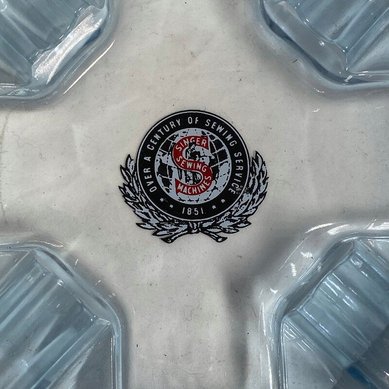 Midcentury Singer Sewing Machine Anniversary Ashtray at Duckwells
