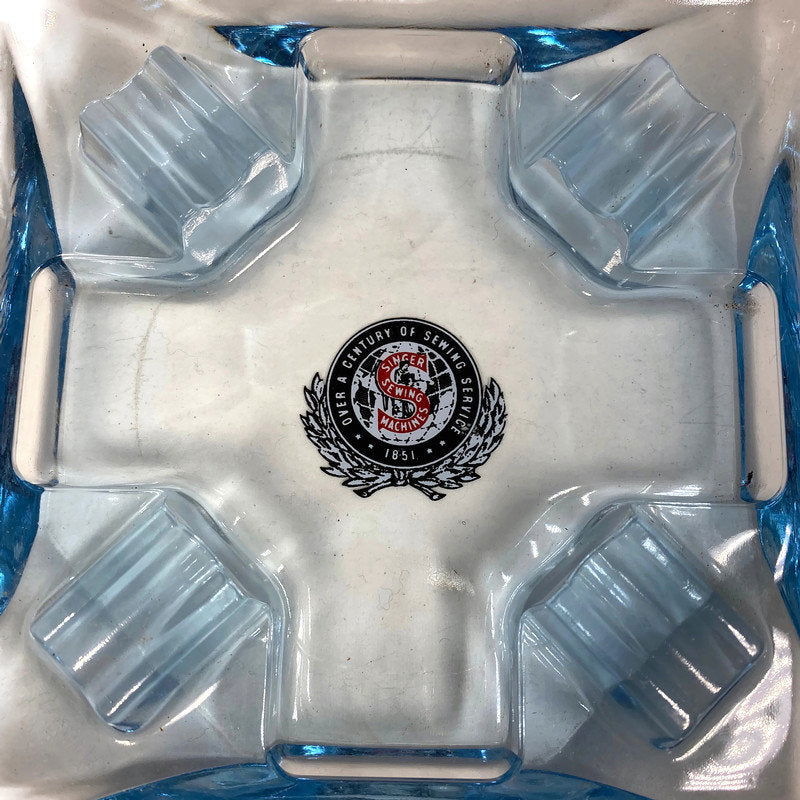 Midcentury Singer Sewing Machine Anniversary Ashtray at Duckwells