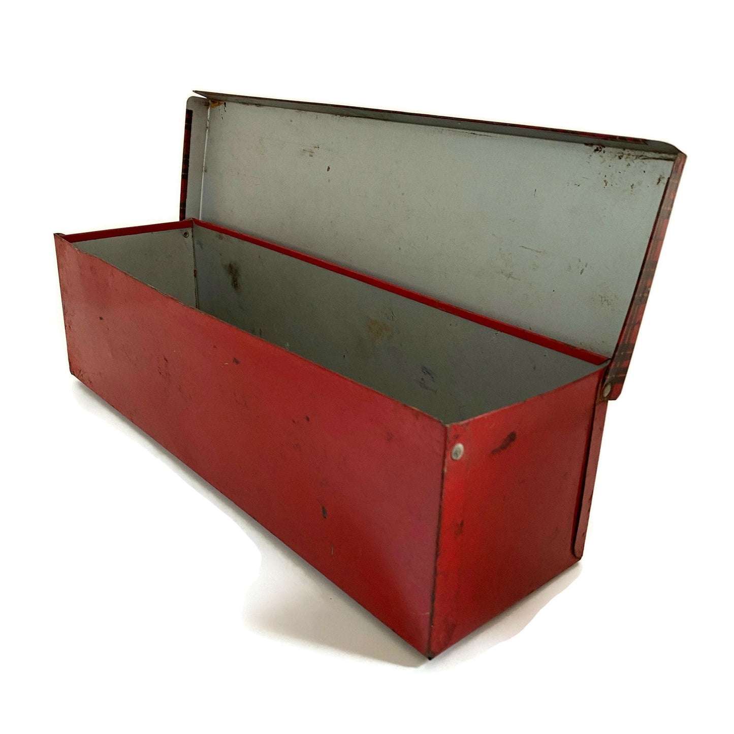 Midcentury Sportsman Tin Litho Metal Box - Duckwells