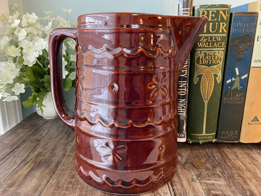 Midcentury Stoneware Pitcher in Original Box at Duckwells