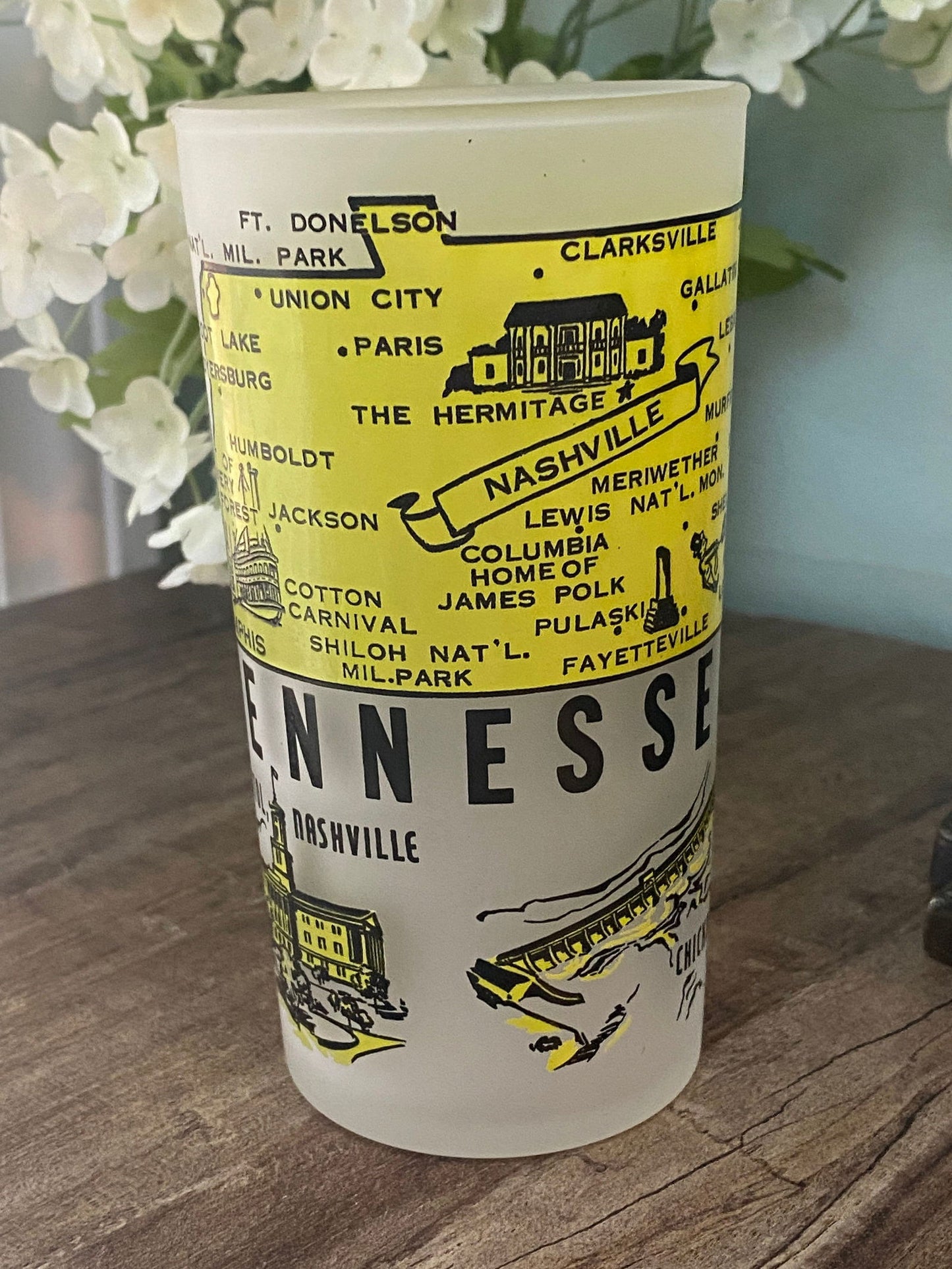 Midcentury Tennessee Souvenir Glass - Duckwells