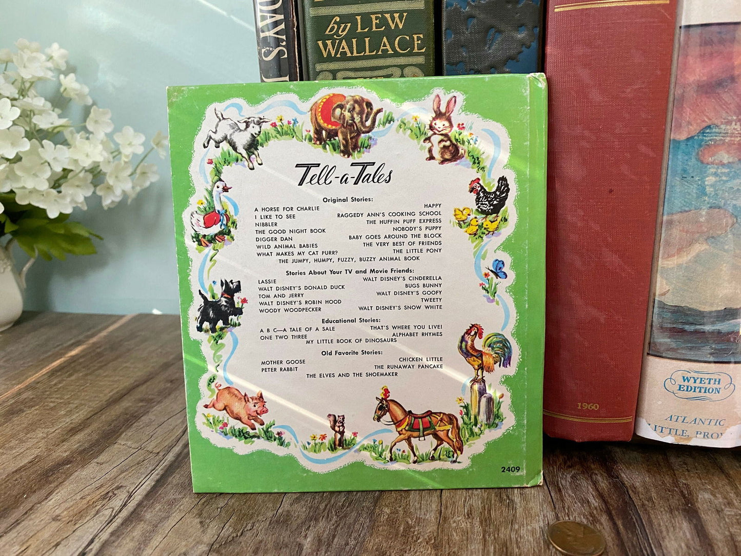 Midcentury Walt Disneys Donald Duck on Tom Sawyers Island Book at Duckwells