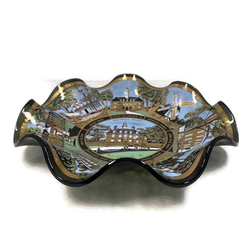 Midcentury Williamsburg Virginia Souvenir Dish - Duckwells