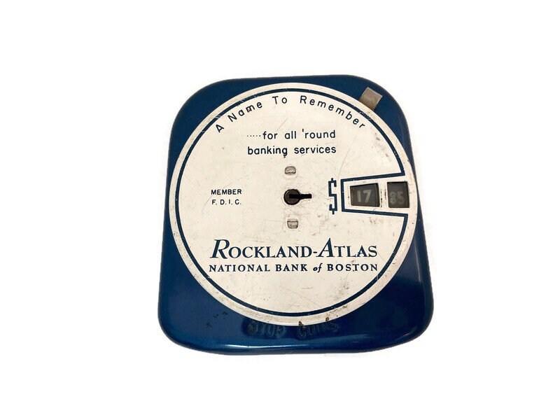 RL. Midcentury Advertising Add a Coin Bank - Duckwells
