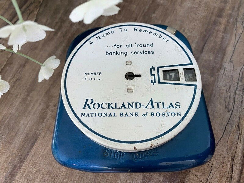 RL. Midcentury Advertising Add a Coin Bank - Duckwells