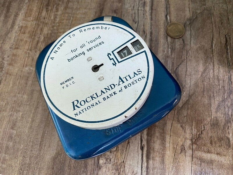 RL. Midcentury Advertising Add a Coin Bank - Duckwells