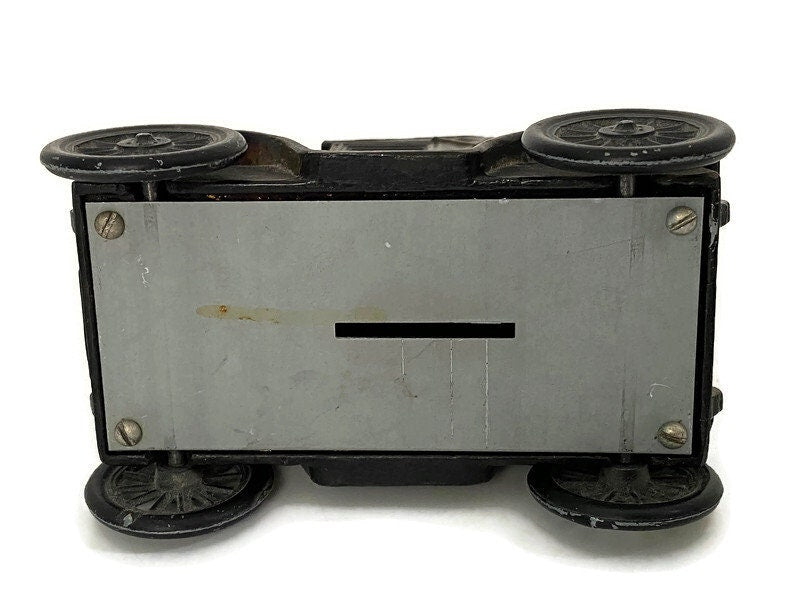 VIntage Car Cast Metal Advertising Coin Bank - Duckwells
