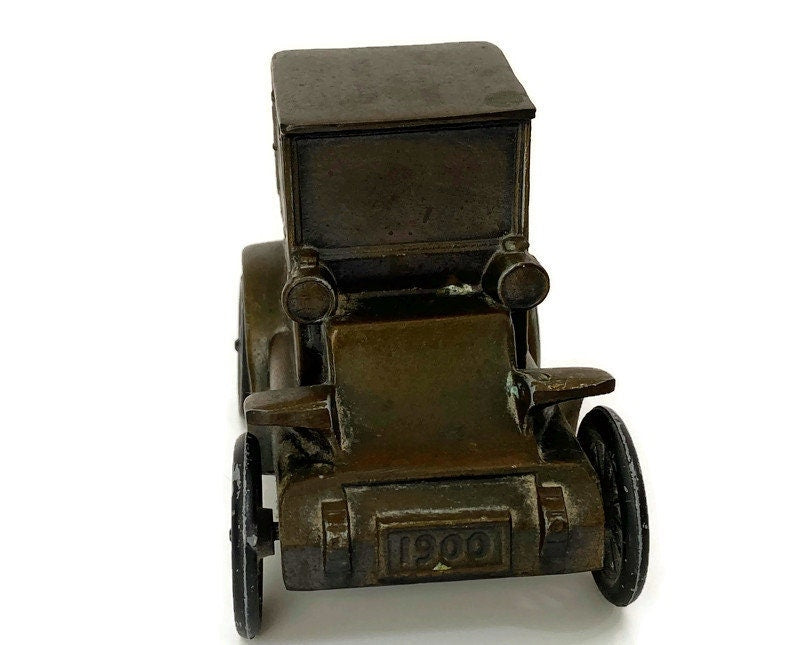 VIntage Car Cast Metal Advertising Coin Bank - Duckwells