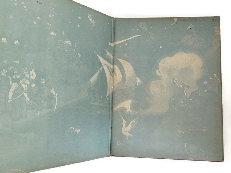 Vintage 1937 Donald Duck and his Friends Story Book - Duckwells