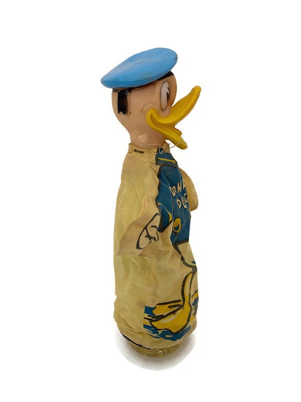Vintage 1950s Donald Duck Hand Puppet - Duckwells