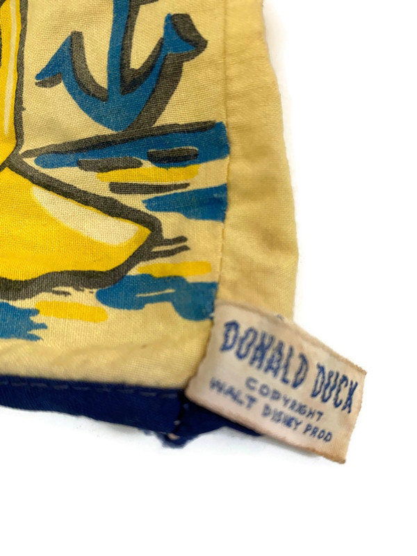 Vintage 1950s Donald Duck Hand Puppet - Duckwells