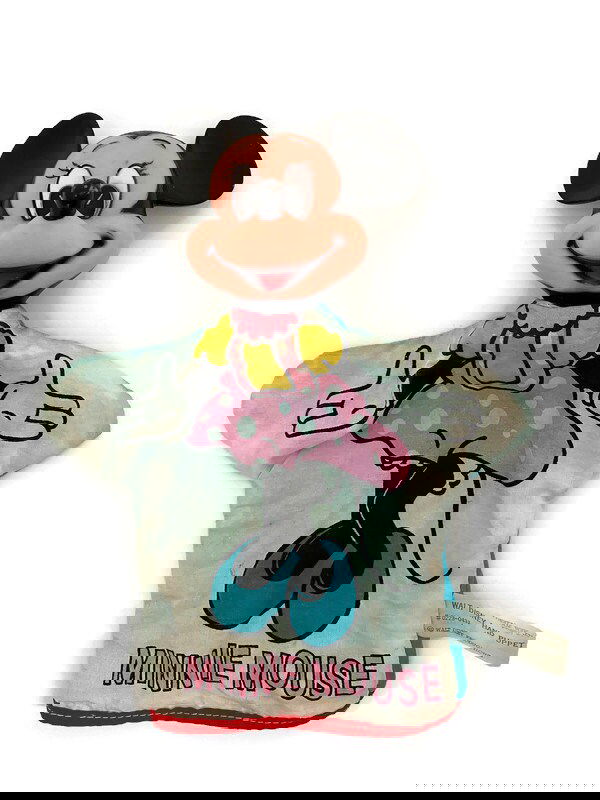 Vintage 1950s Minnie Mouse Hand Puppet at Duckwells