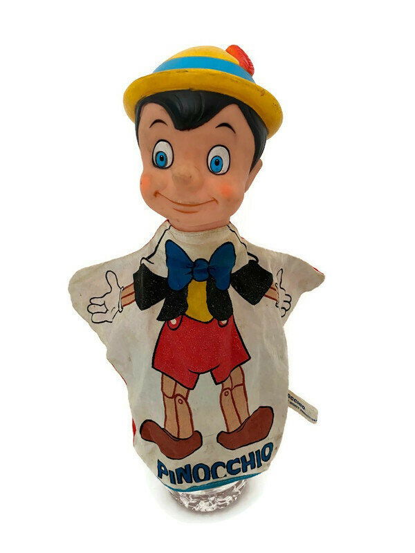 Vintage 1950s Pinocchio Hand Puppet at Duckwells