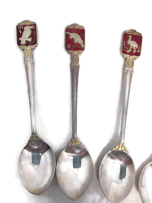 Vintage Aboriginal Series Spoons at Duckwells