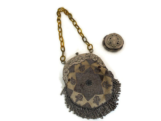 Vintage Art Deco Beaded Purse at Duckwells