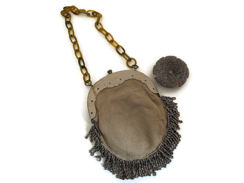 Vintage Art Deco Beaded Purse at Duckwells