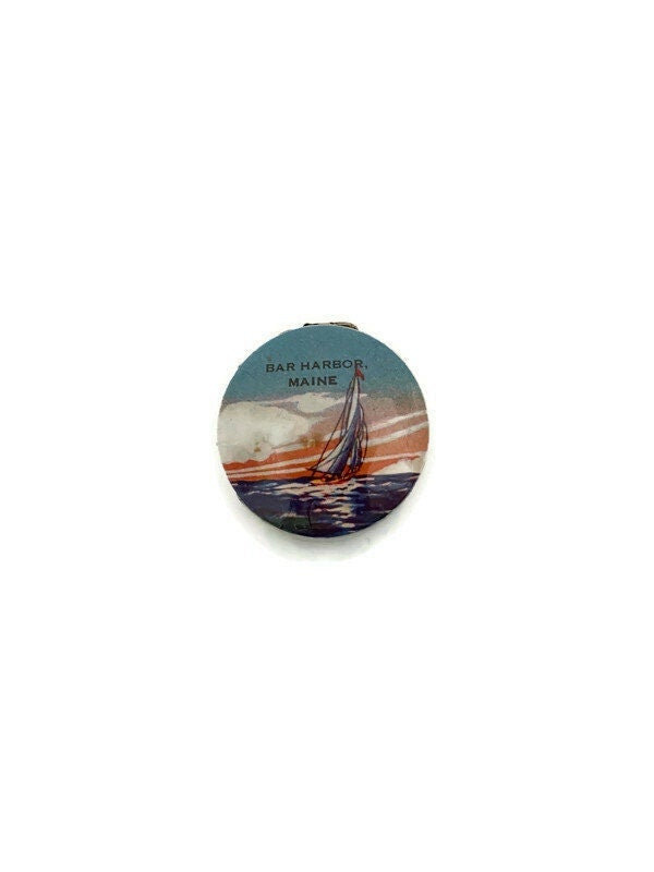 Vintage Bar Harbor Souvenir Retractable Tape Measure at Duckwells