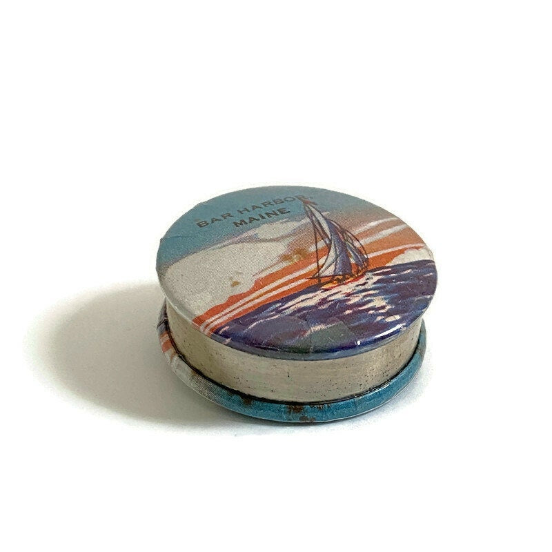 Vintage Bar Harbor Souvenir Retractable Tape Measure at Duckwells
