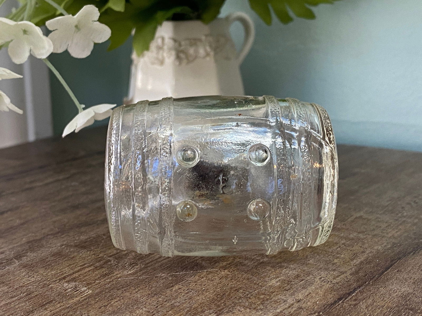 Vintage Barrel Figural Perfume Bottle - Duckwells