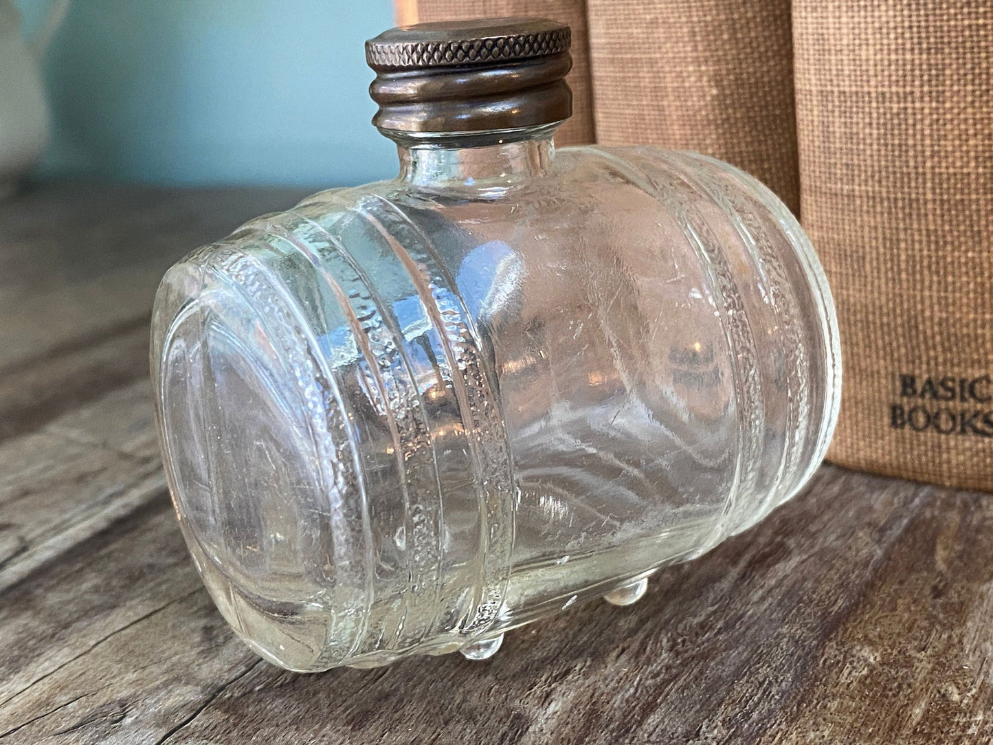 Vintage Barrel Figural Perfume Bottle - Duckwells