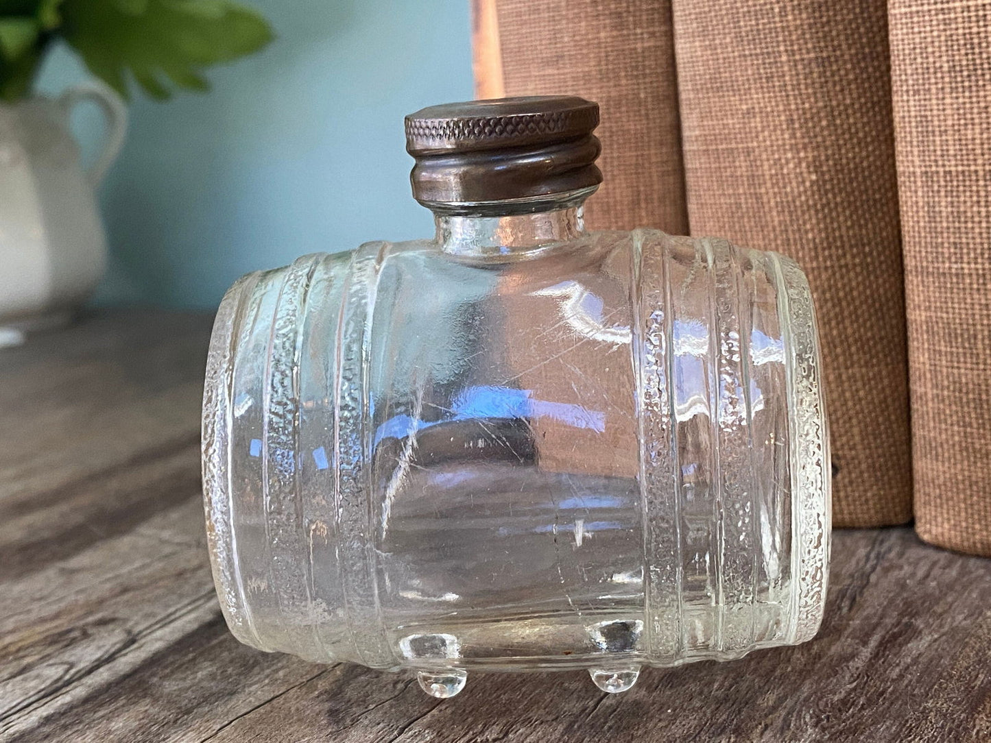 Vintage Barrel Figural Perfume Bottle - Duckwells