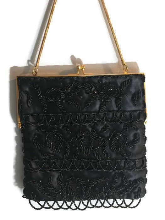 Vintage Beaded Purse at Duckwells