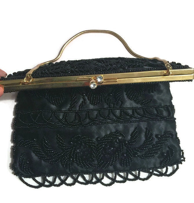 Vintage Beaded Purse at Duckwells