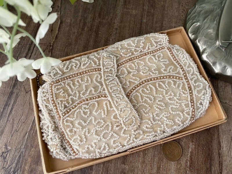 Vintage Beaded Purse at Duckwells