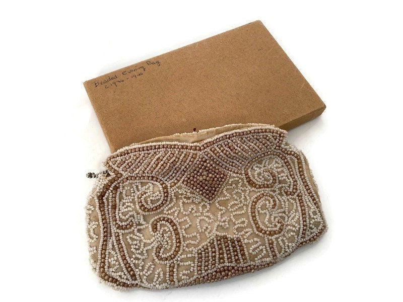 Vintage Beaded Purse at Duckwells