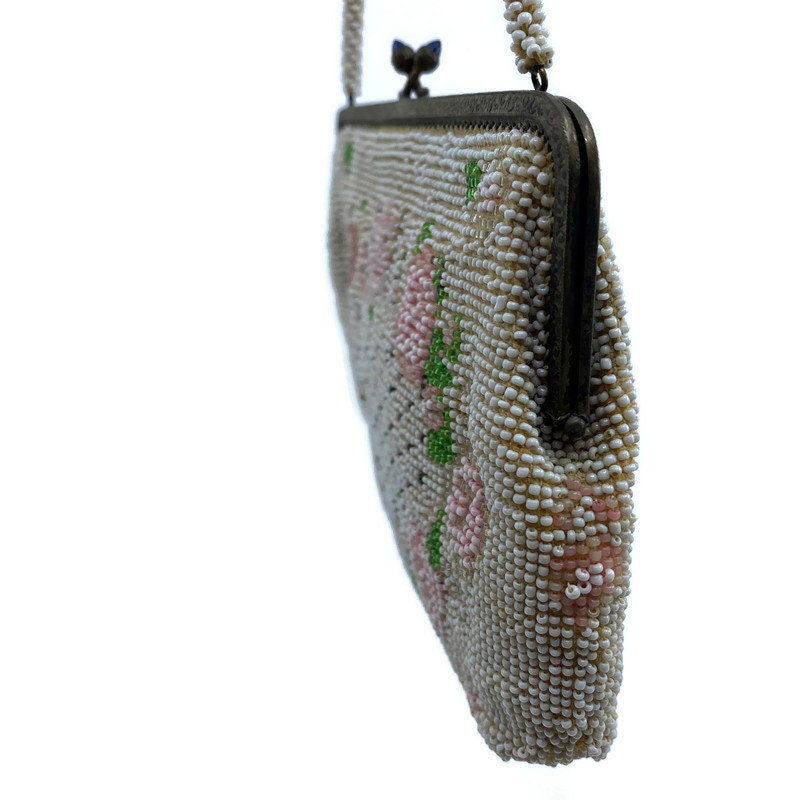 Vintage Beaded Purse and Gloves at Duckwells