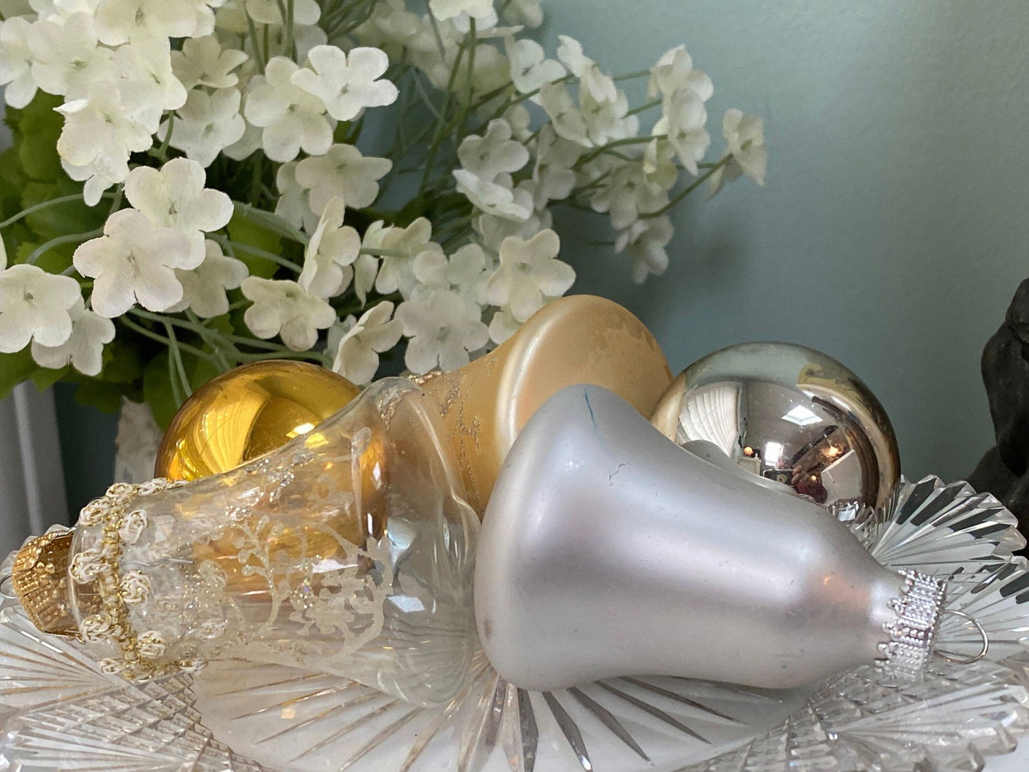 Vintage Bohemian Glass Christmas Ornaments - Duckwells