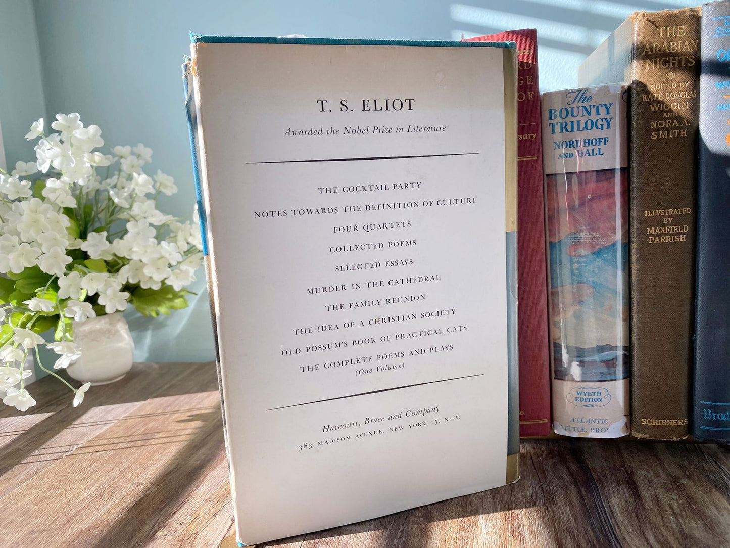 Vintage Book T.S. Eliot The Complete Poems and Plays 1952 Edition - Duckwells