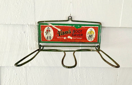 Vintage Boot Saver Wall Hanging at Duckwells