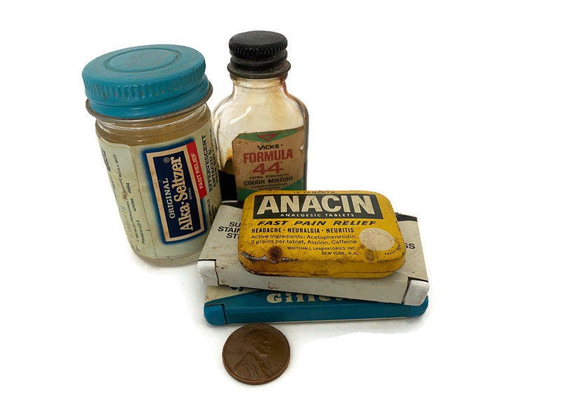 Vintage Bottles and Tins - Duckwells