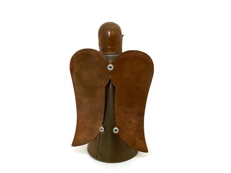 Vintage Brass Angel Candleholder at Duckwells