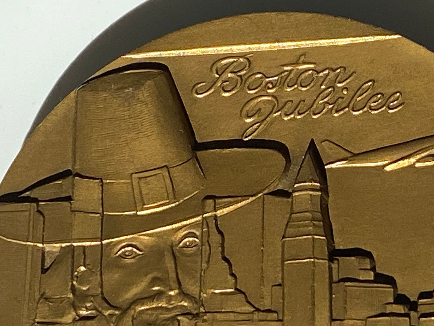Vintage Bronze Boston Jubilee Medal - Duckwells