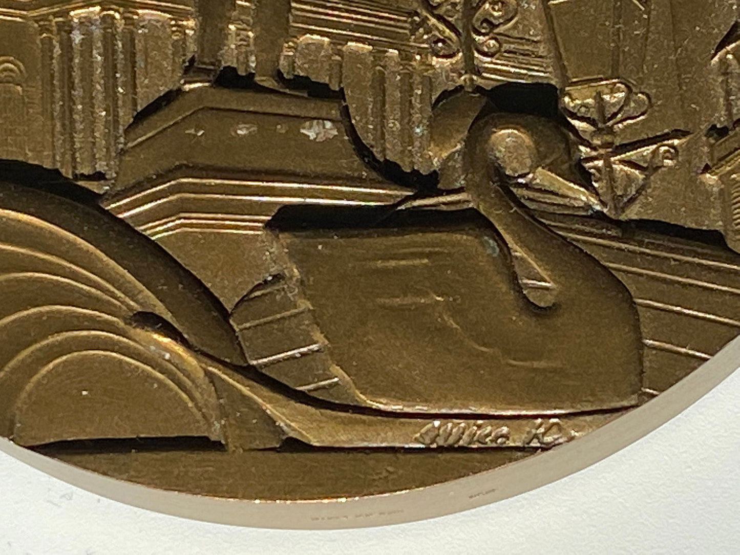 Vintage Bronze Boston Jubilee Medal - Duckwells