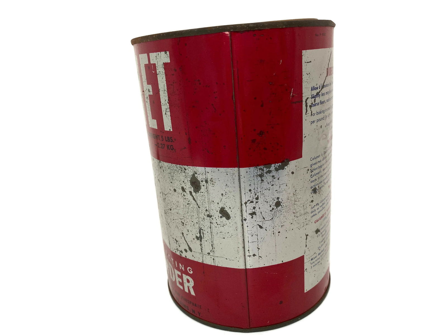 Vintage Calumet Baking Powder Large Tin at Duckwells