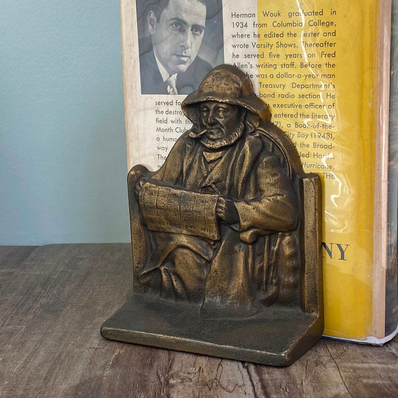 Vintage Cape Cod Fisherman Bookends - Duckwells