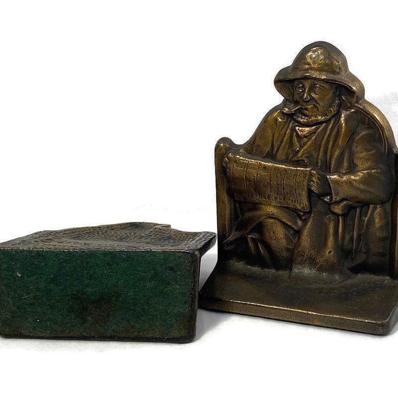 Vintage Cape Cod Fisherman Bookends - Duckwells