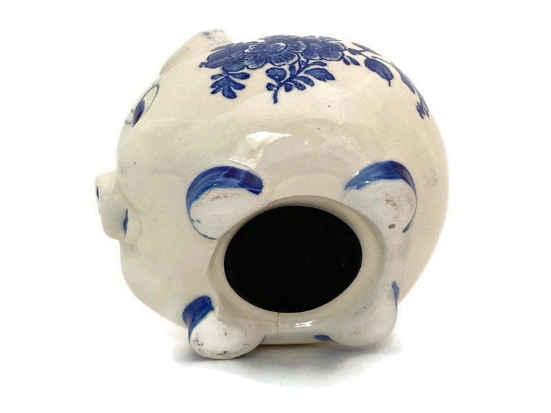 Vintage Ceramic Piggy Bank Sea Lion Caves Souvenir - Duckwells